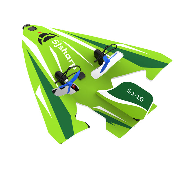 SJsharp SJ-16 Airplane – Electric Foam Glider Toy Plane, Remote Control Aircraft for Kids & Beginners