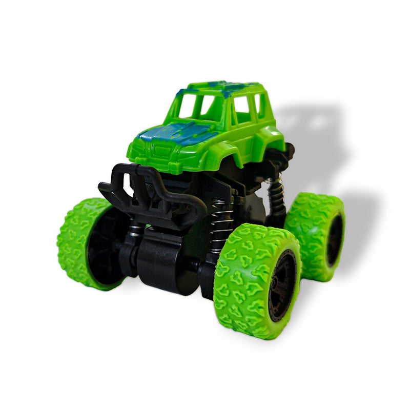Sewsunny SEW-10 RC Car – Inertia 4WD Stunt Off-Road Toy Car, Pull Back Force Vehicle for Kids