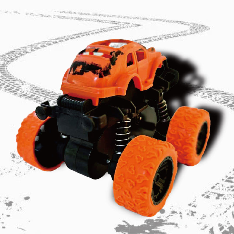 SEKOsamrt SEKO-12 RC Car – Inertia 4WD Stunt Off-Road Toy Car, Pull Back Force Vehicle for Kids