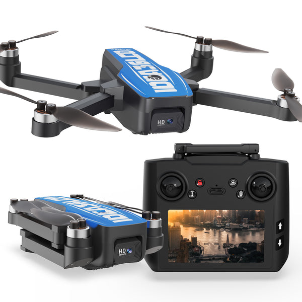 LE-IDEA IDEA36  LCD GPS Drone with 4K Camera, 4.5-inch LCD Screen Mini RC Quadcopter for Adults, Brushless Motor, Optical Flow Positioning, Foldable Aircraft, Cool Toys for Men & Big Boy Toys, Birthday Gift, Christmas, Thanksgiving, Easter