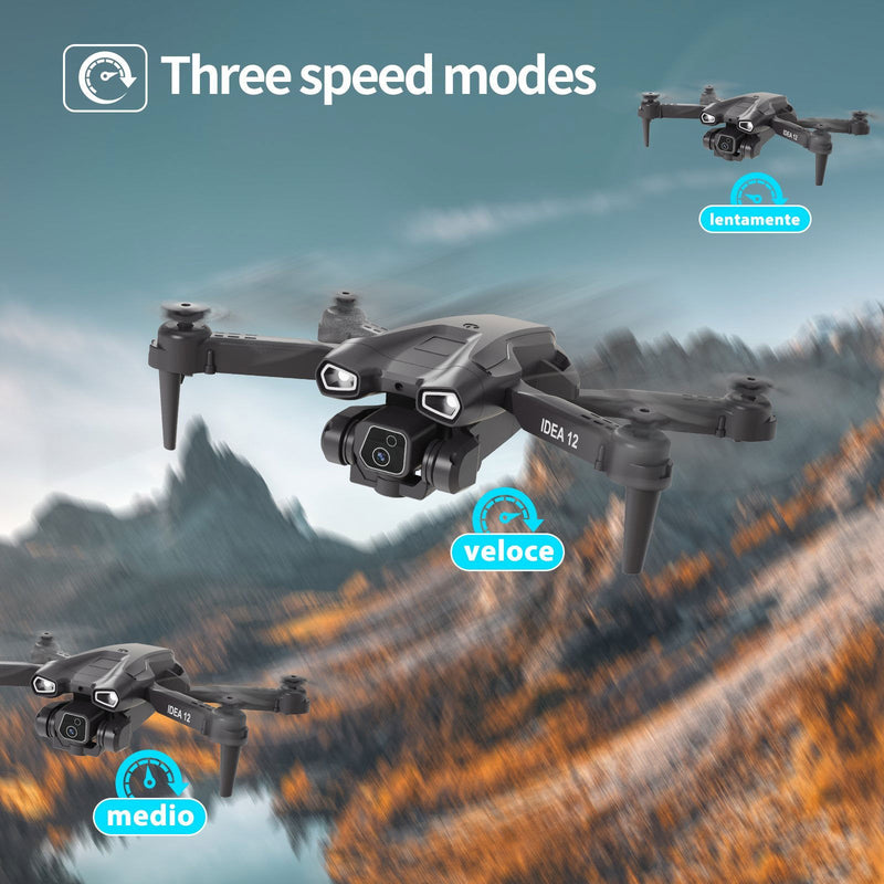 Drone EKASN Drone 4K deux caméras WiFi évitement d'obstacles vol stable Drone EKASN Drone 4K deux caméras WiFi évitement d'obstacles vol stable
