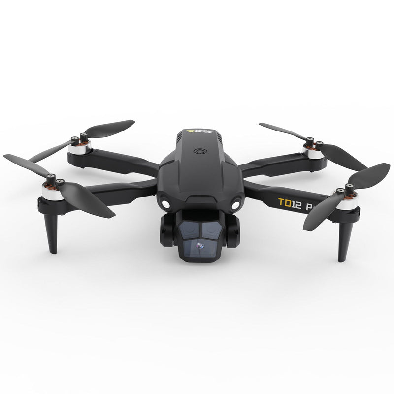Toladrone TD12Pro Drone with Camera, Brushless Motor Drone with Dual Camera 5G WiFi FPV Drone for Adults, RC Drone with ESC Camera, Optical Flow Positioning Drones for Adults Beginners Mini Drone - - 