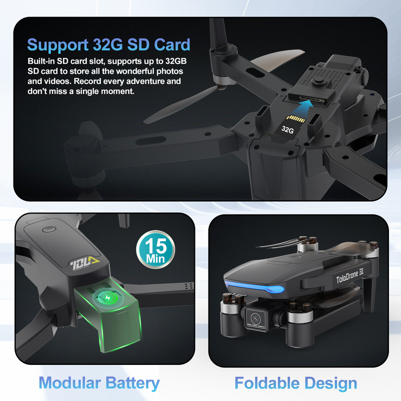Toladrone TD31GPS Drone Drones with Camera for Adults 4K GPS Professi le idea