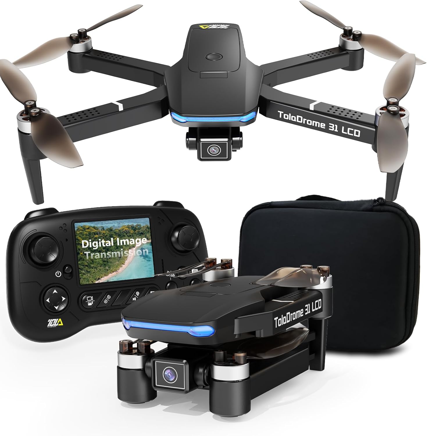 TD31LCD Drone met LCD-scherm, Digitale Beeldoverdracht, Drone met