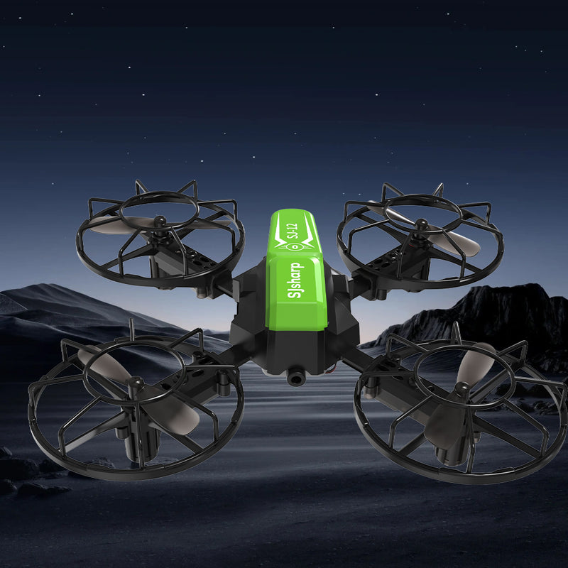 SJsharp SJ-12 RC Quadcopter Airplane – Detachable Educational Drone Toy for Kids with 3D Flip, Headless Mode & Target Shooting Function